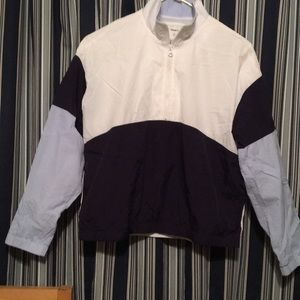 Wind breaker jacket with lining. Never worn